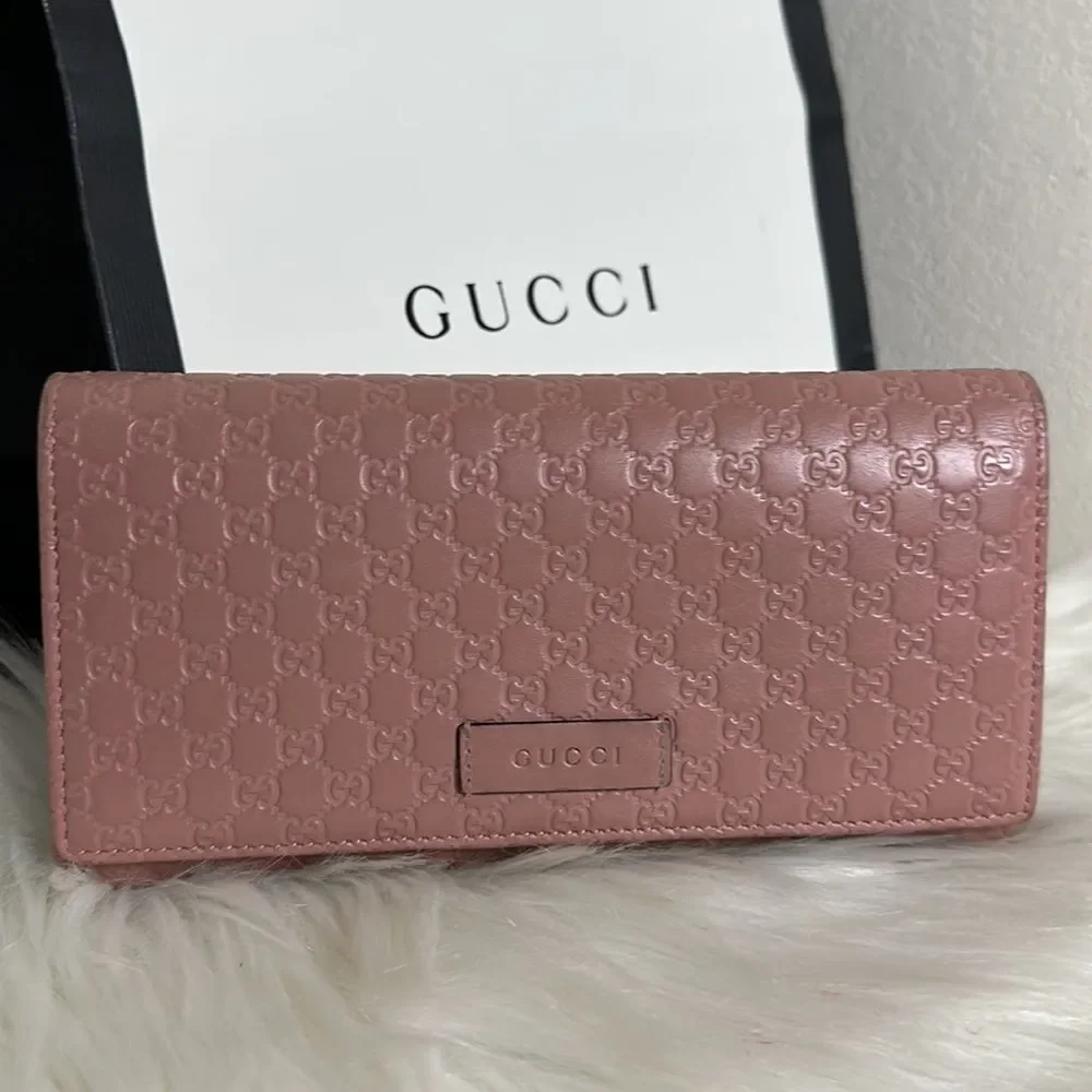 💯Authentic Guccissima Bifold Long Wallet🍀